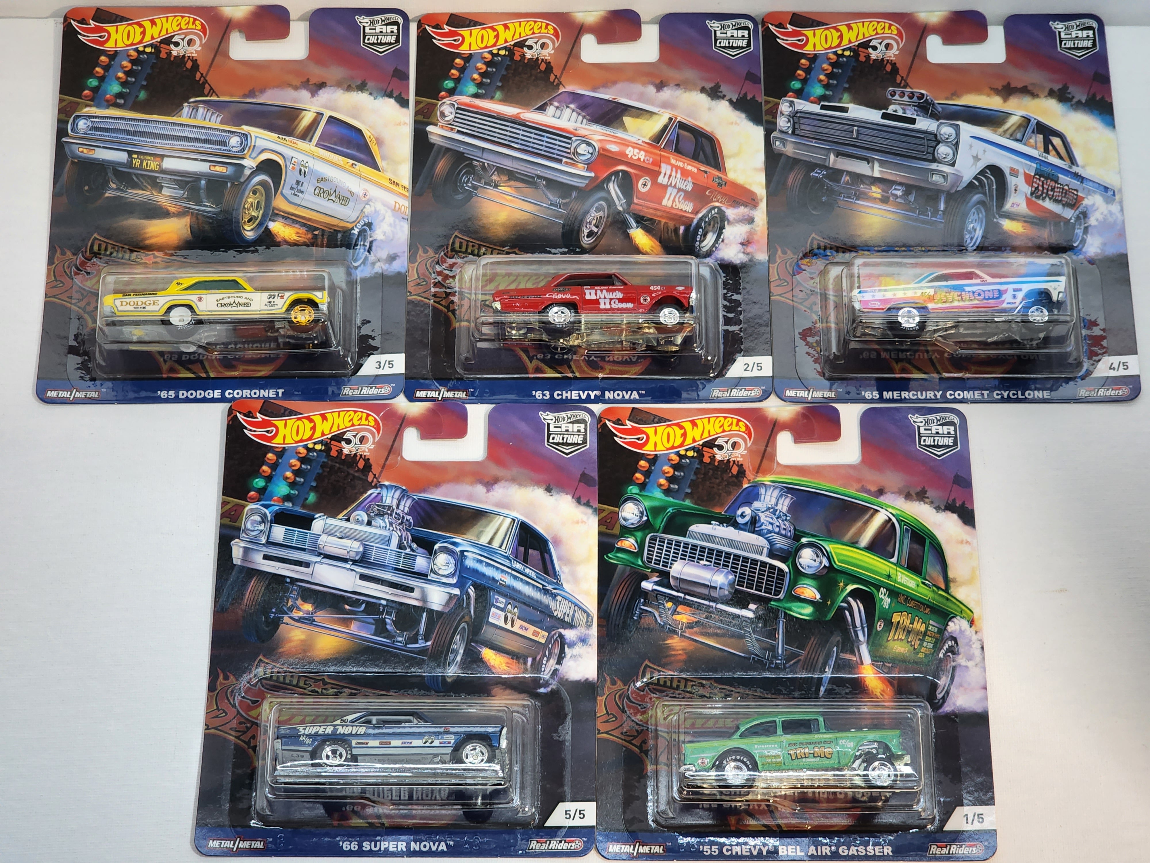 Hot wheels Premium Car Culture Dragstrip Demons 2023 Wave 2 Comple