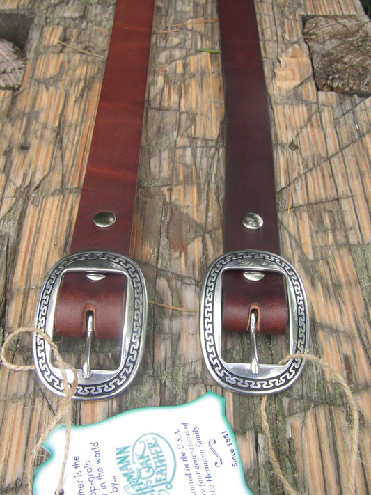 1 Inch Wide Hermann Oak Latigo Leather Belt, Womans Leather Belt, Casual  Belt. Made in Us With Hides. Custom Made Handmade - Yahoo Shopping