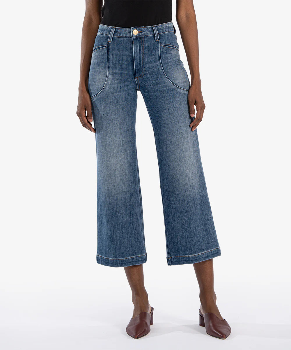 Meg High Rise Wide Leg Jeans
