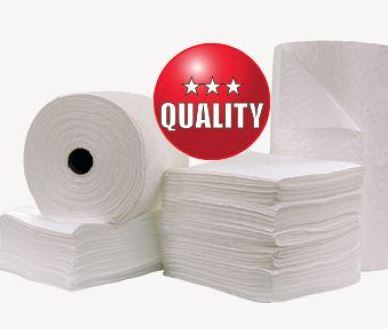 Oil Only Absorbent Pads 100 Pack Amazon Hose And Rubber Company   Whitepads 1024x1024 