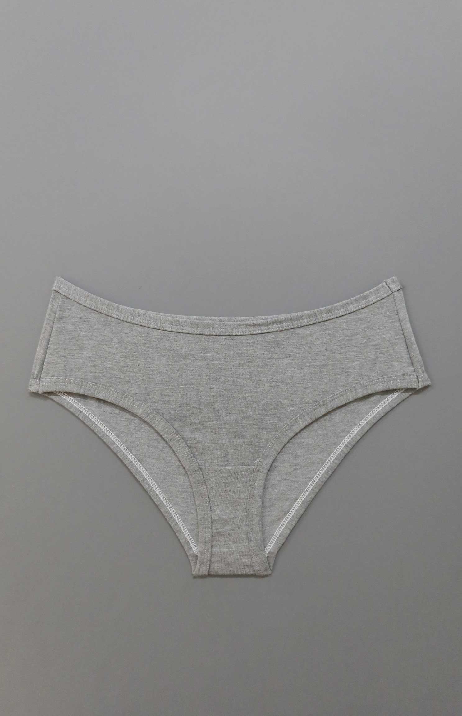 MARY YOUNG Moana Hip Bikini in Grey | Ethical Canadian Made Lingerie