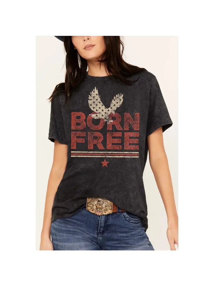 "Born Free" Graphic Tee
