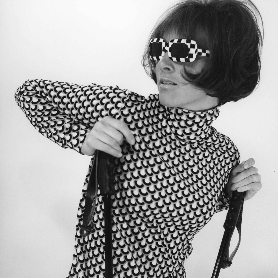 Woman wearing Obermeyer fashion in the 1960s