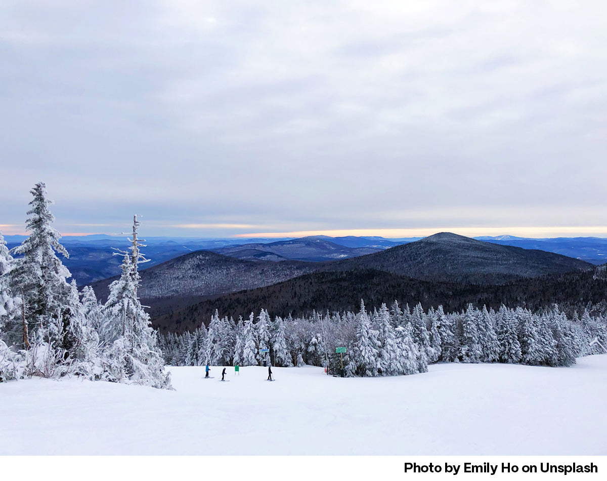 Ski resort in Vermont, USA