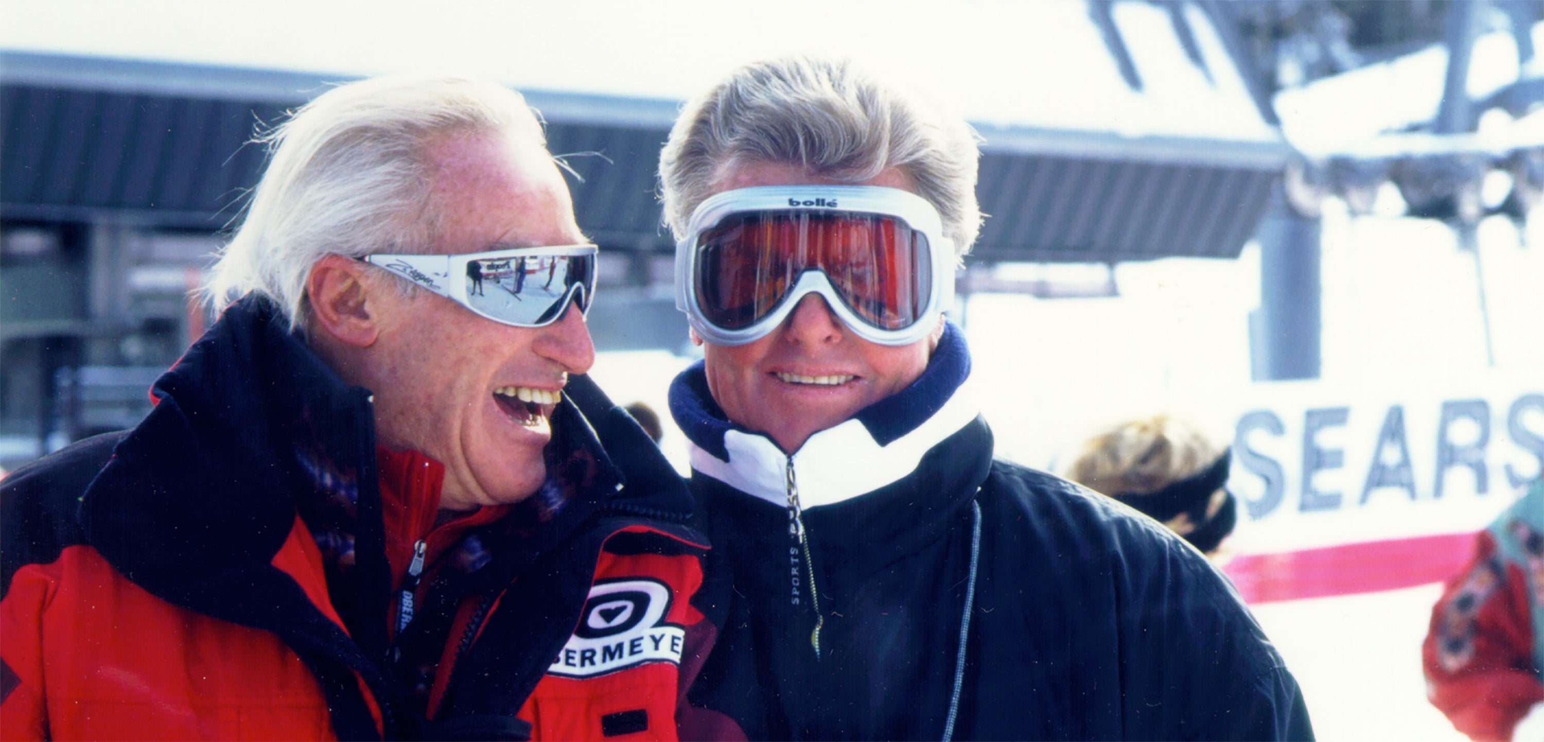 Klaus Obermeyer and Stein Erikson