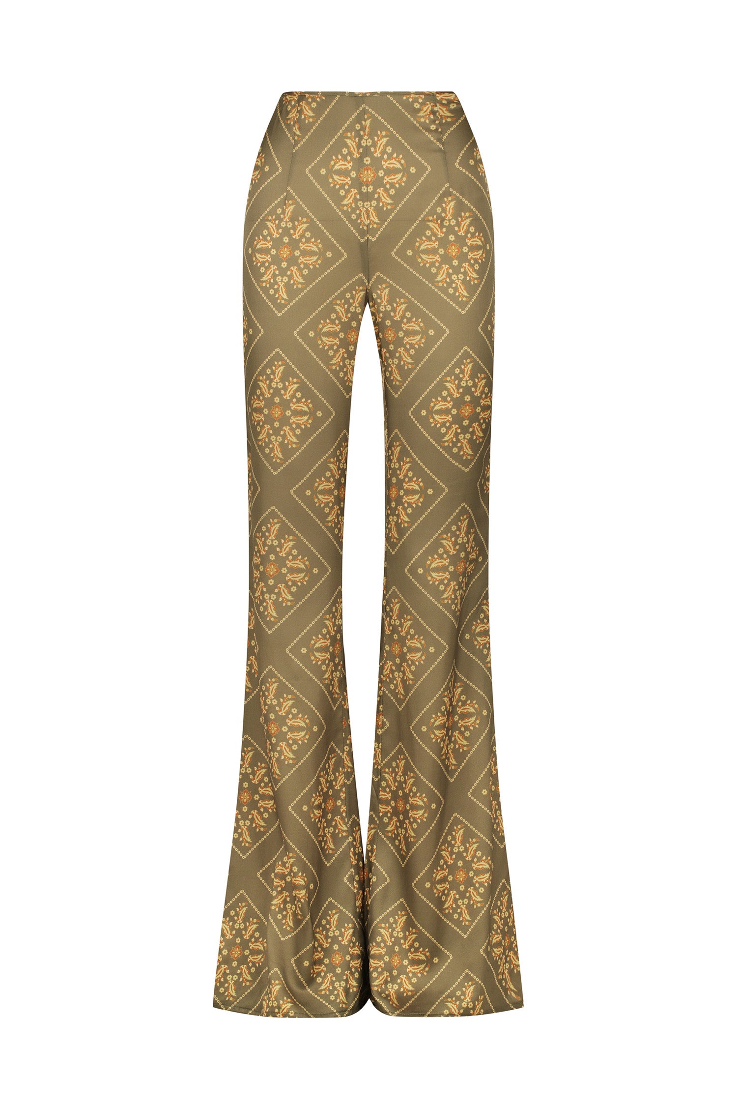 Johnny Silk Pant Sage Tile