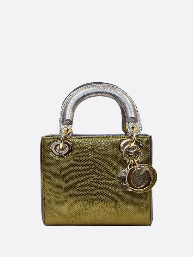 Saddle Bag Medium Matte Niloticus Himalayan Aged Gold Hardware  LUXE LINK