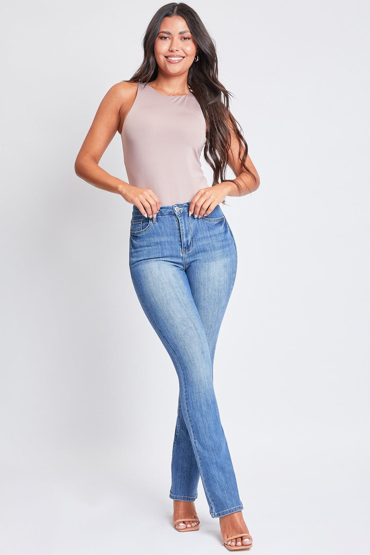 Angie YMI Ladies Bootcut Denim Jeans YMI Denim Jeans for Women [P359867 YMI  Denim Jeans]