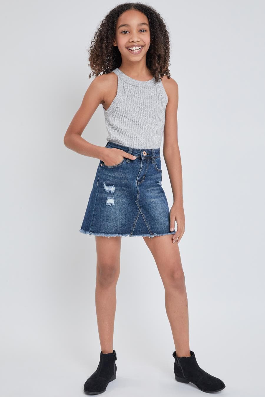 SALE／93%OFF】【SALE／93%OFF】DISTRESSED DENIM SKIRT X-girl その他