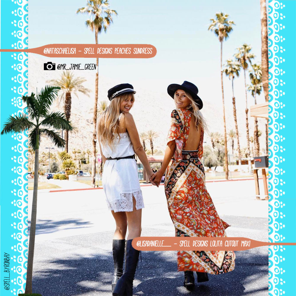 Coachella 2017 Festival Fashion Trends at Turquoise Lane Fashion Perth Spell Designs Natascha Elisa and Danielle Lisa