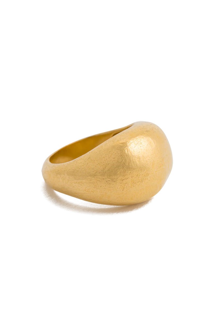 Golden Light Dome Ring - Gold