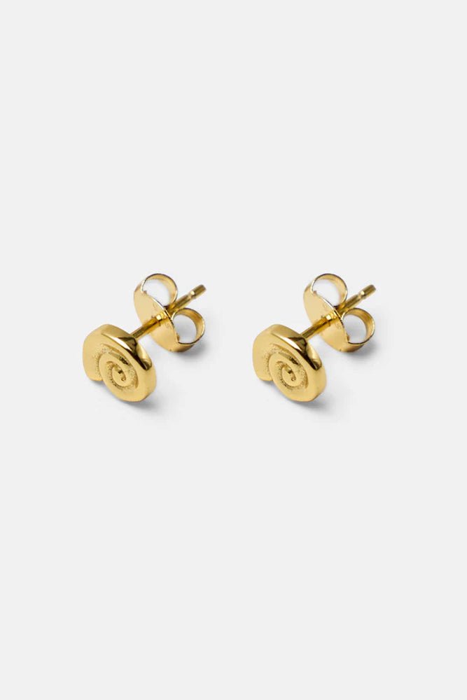 Mini Spiral Earrings - Gold