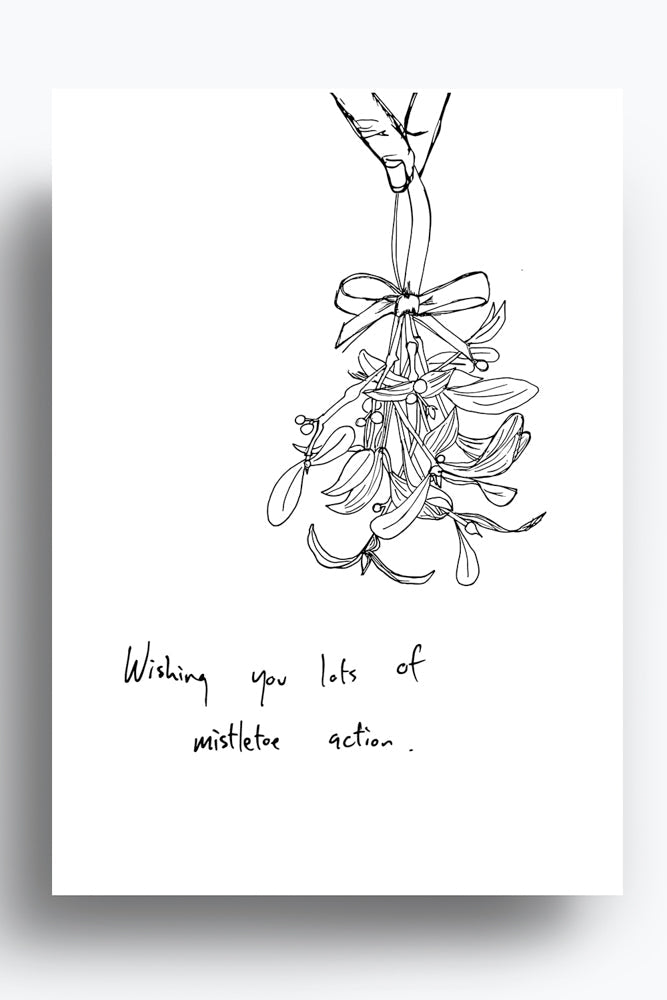 Mistletoe Greeting Card