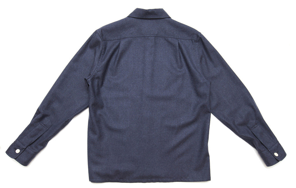 The original over-shirt - Navy marl [Made in Portugal] – DOBSON