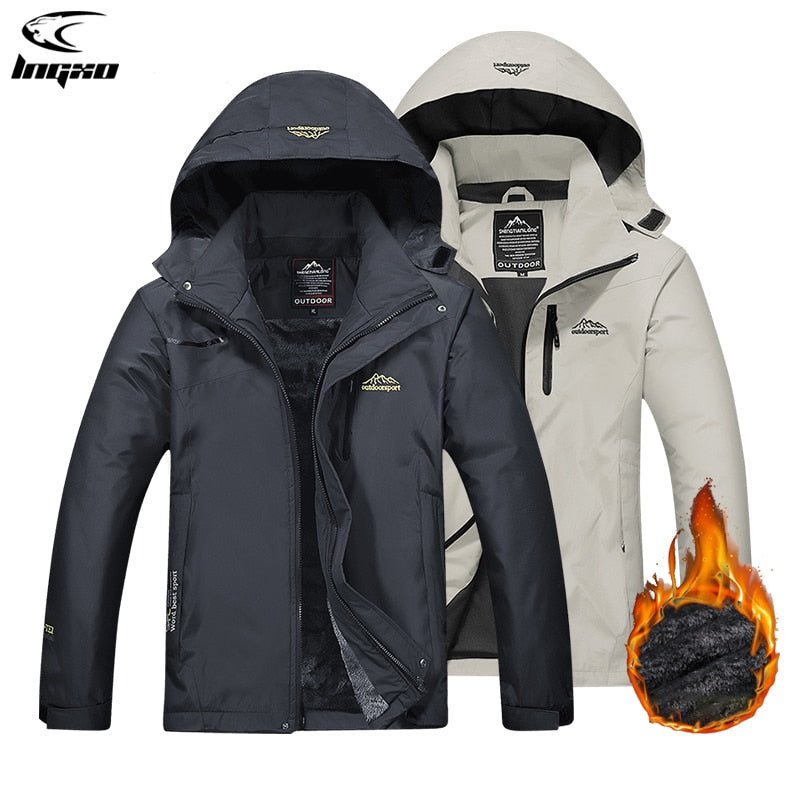 Parka chaude en polaire avec col en fourrure pour homme 1,2 kg CHAIFE –  Planète Rando