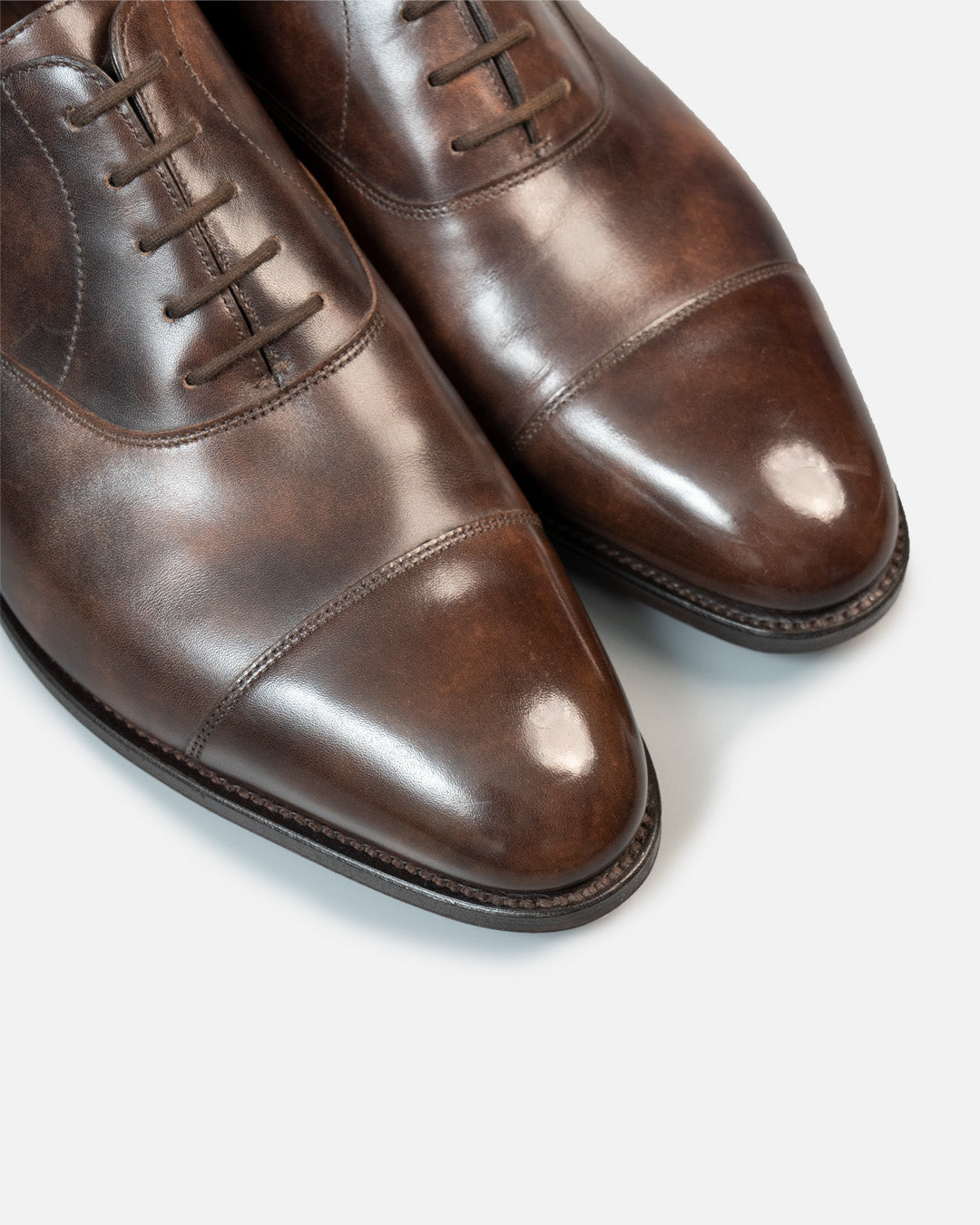 John Lobb City ii Dark Brown Museum Calf