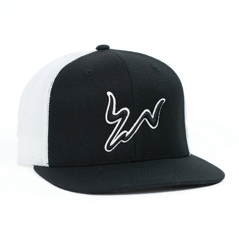 Cody Webster Logo Black & White Meshback