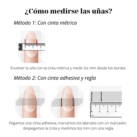 ¿Cómo medirse las uñas?