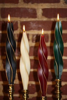 Spiral Taper Beeswax Candles – Happy Organics