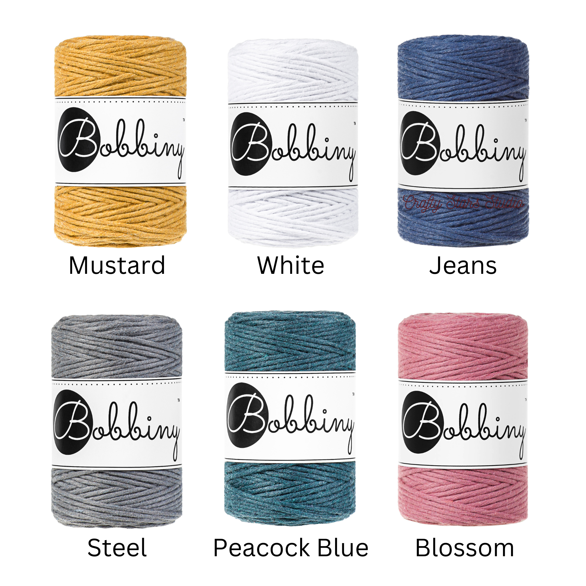 Blush Macrame Cord 1.5mm 100m - BOBBINY