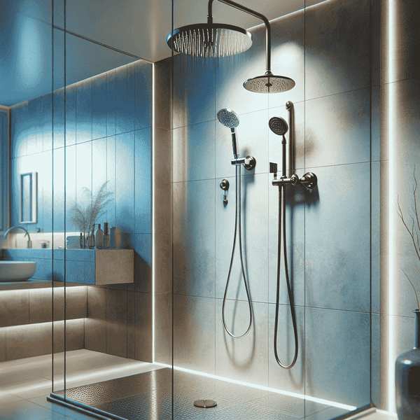 Dual shower heads