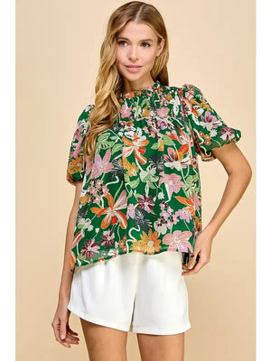 Ali Garden Top - A Little Bird Boutique