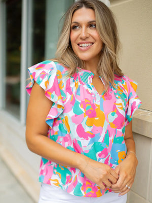 River Iris Seperates in Teal - A Little Bird Boutique