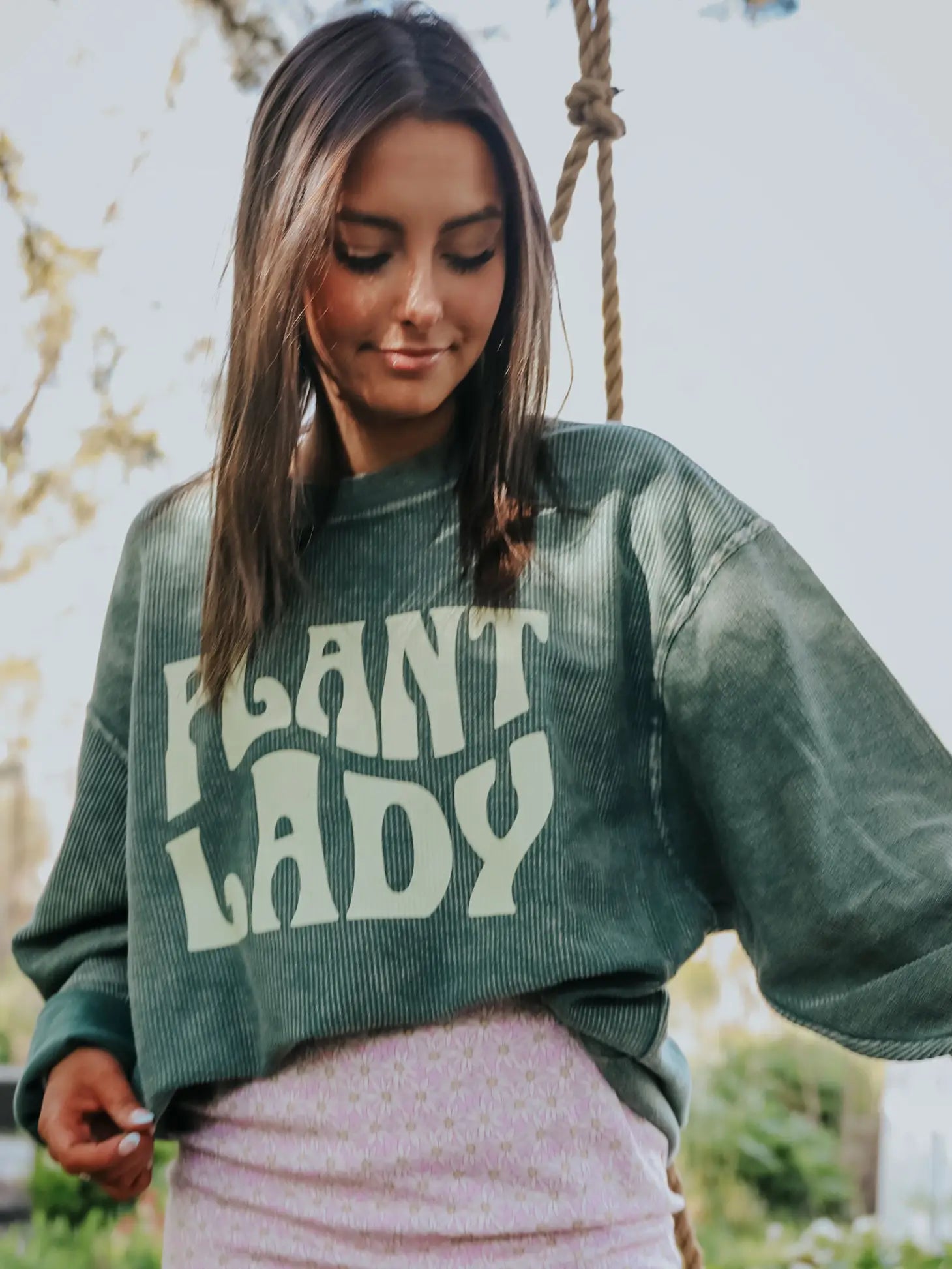Plant lady sweatshirt top