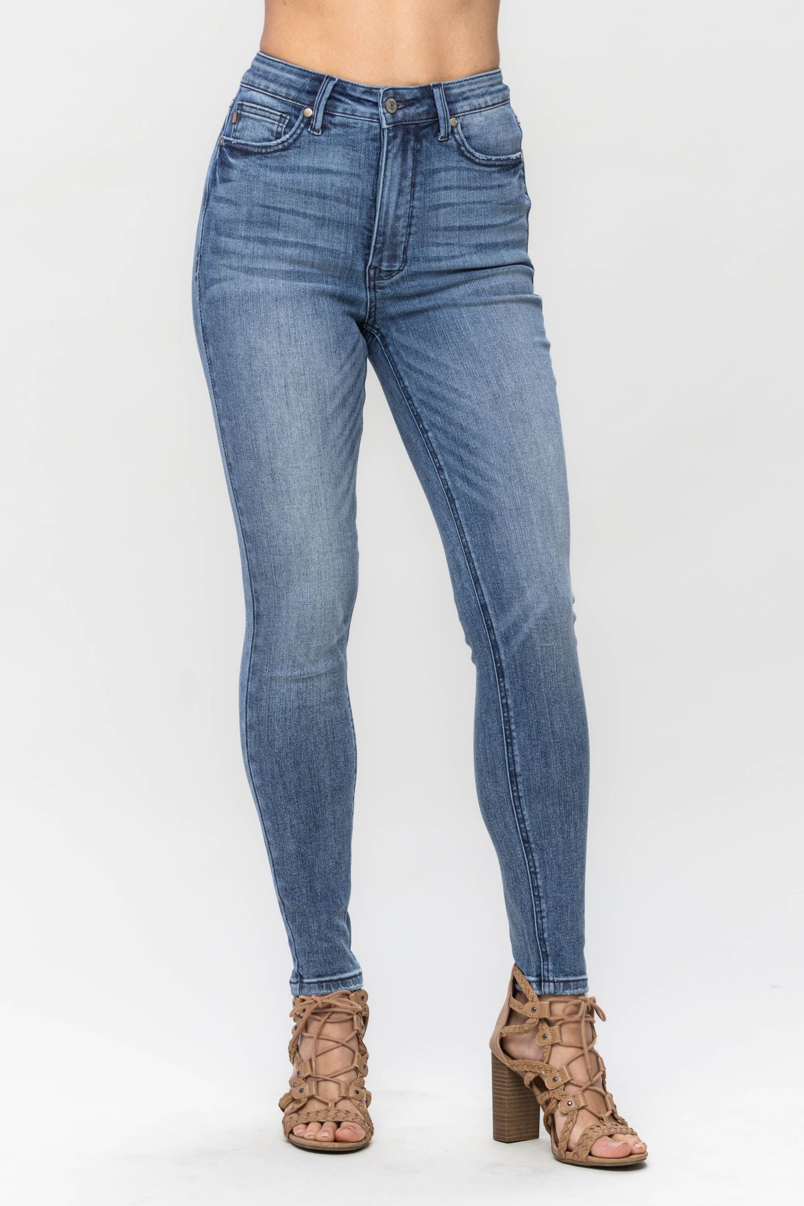 Judy Blue Tummy Control Vintage Skinny Jeans – A Little Bird Boutique