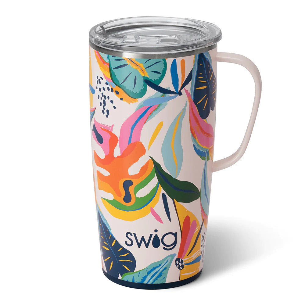 Swig Life 18oz Travel Mug, Insulated Stainless Steel Tumbler with Handle