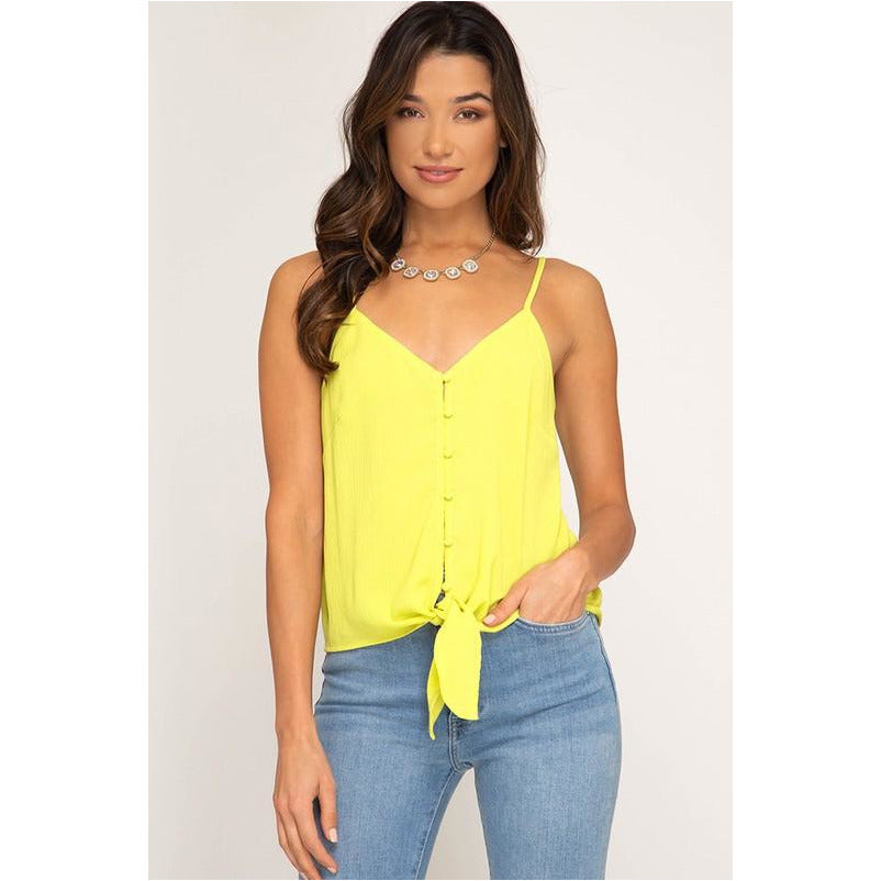 yellow camisole top