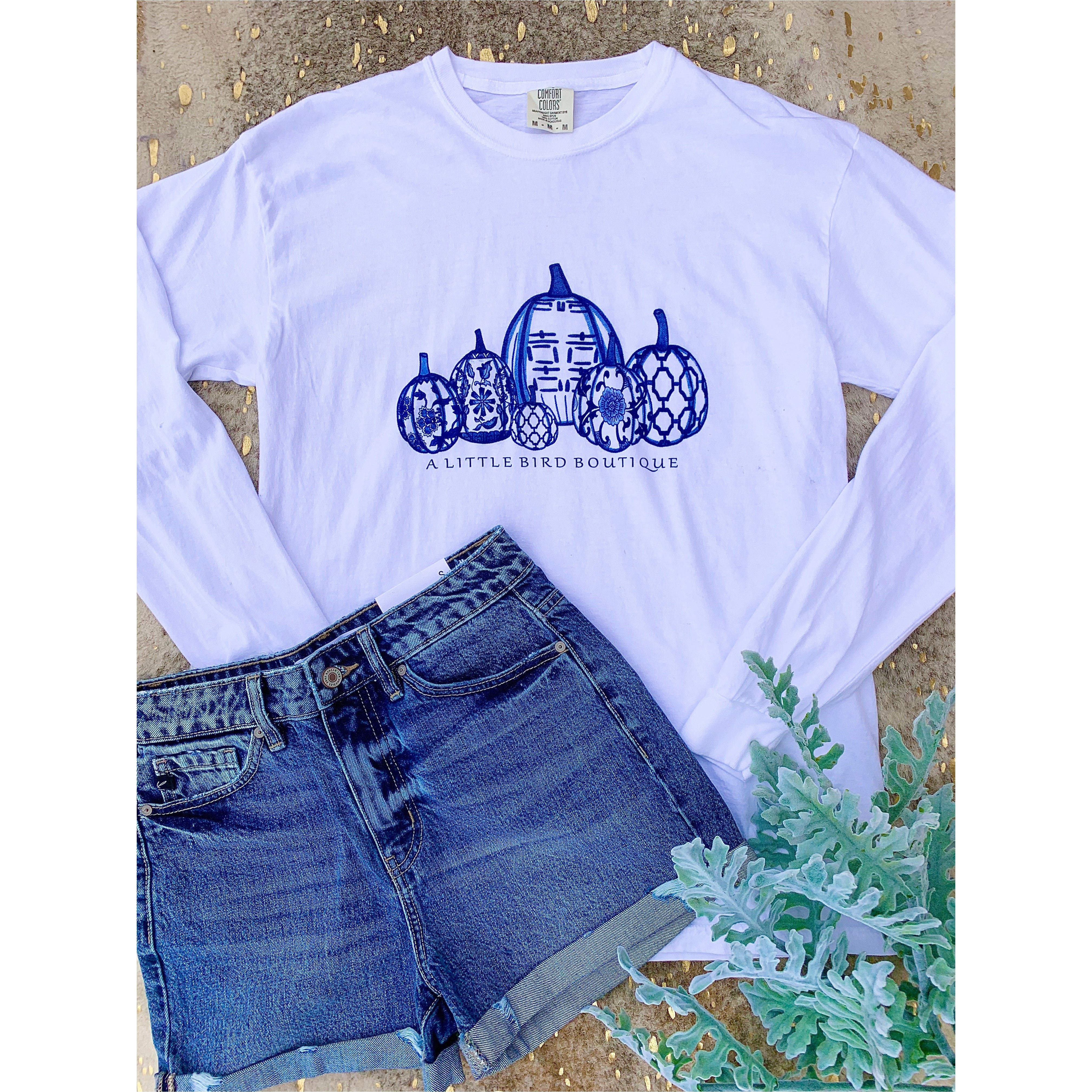 Comfy Blue Parrot Top Cotton 