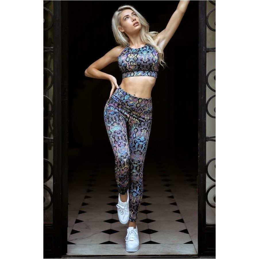 Rainbow Leopard Leggings | Buy Workout Leggings