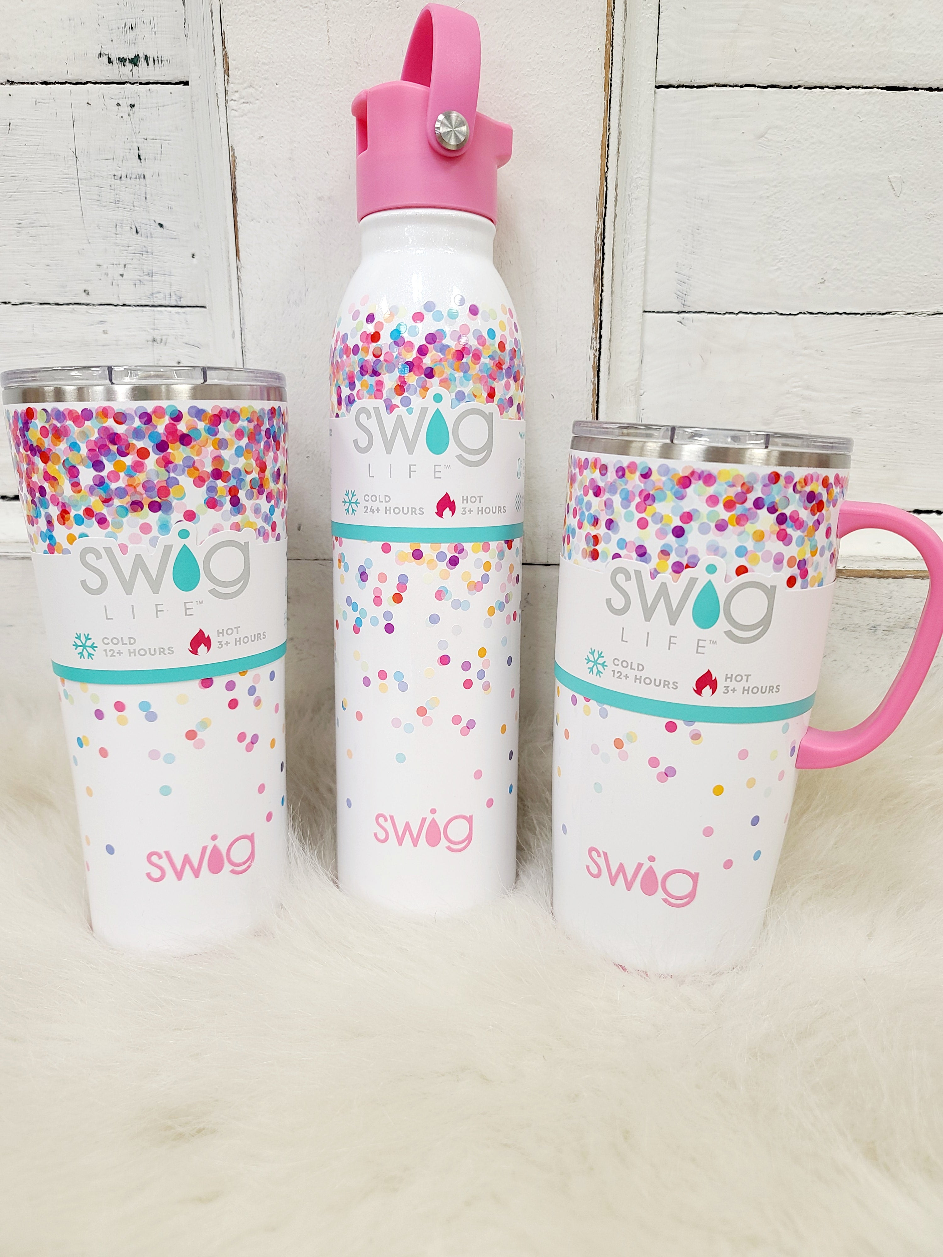 Swig Life Travel Mug with Handle - Electric Slide Insulated Stainless Steel - 22oz - Dishwasher Safe with A Non-Slip Base