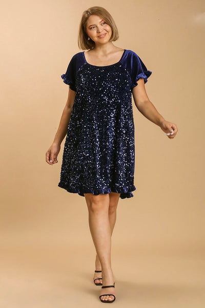 Willow Velvet Sequin Dress