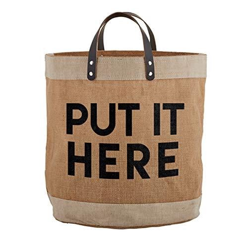 Southern Season Jute Tote Bag - Large Signature