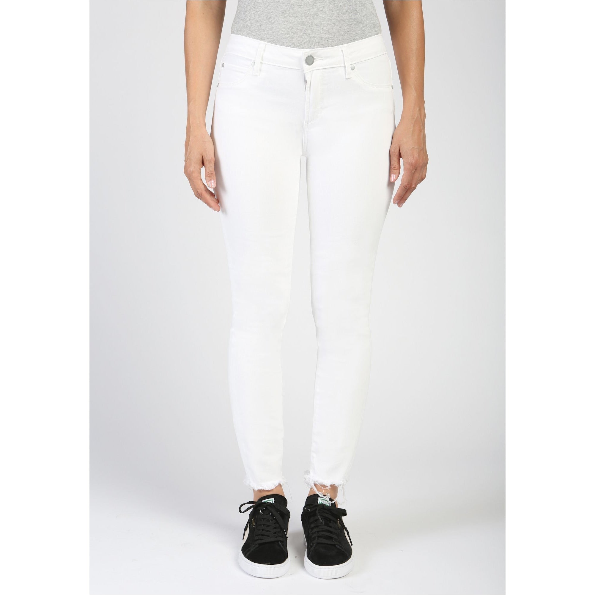 white articles of society jeans