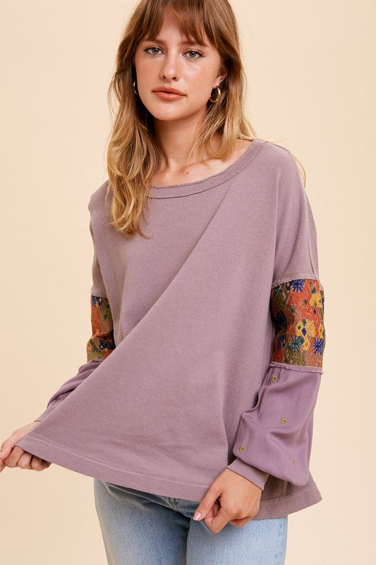 Flower Child Long Sleeve Tee-2 Colors