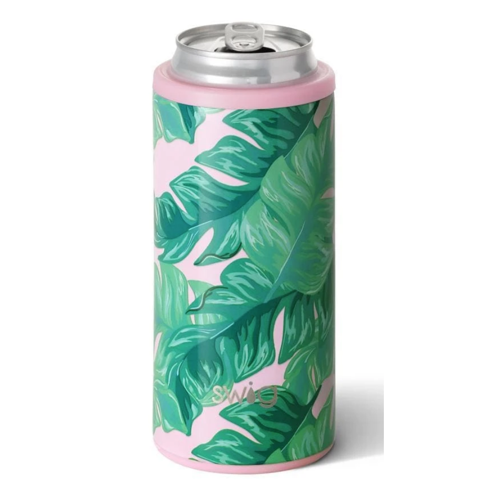 Leopard Swig Skinny Can Cooler