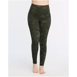 SPANX Look at Me Now Seamless Leggings Green Camo