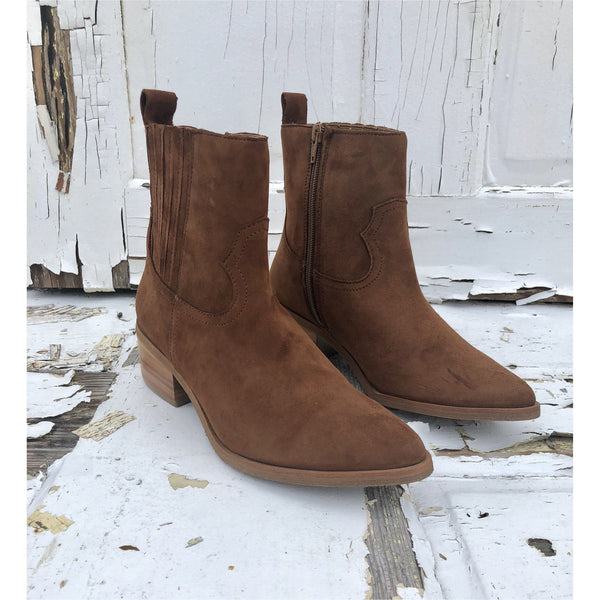 walden leather bootie