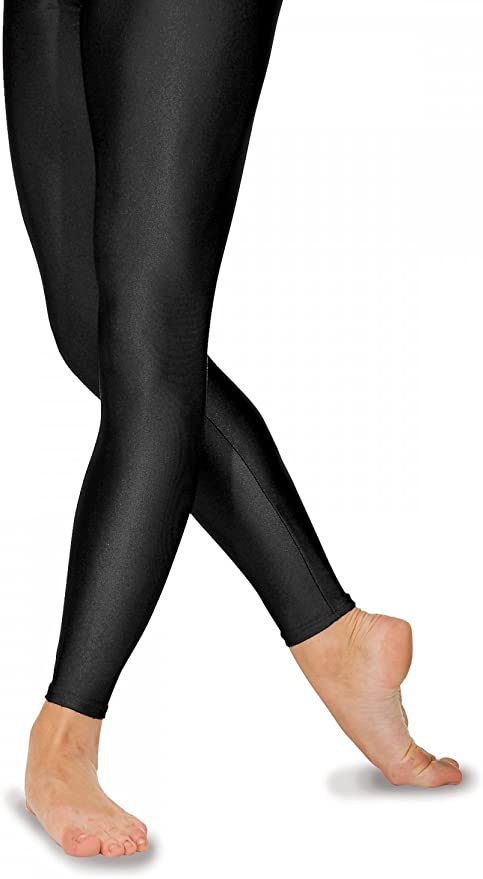 Girls Womens Nylon shinny Stirrup Tights Leggings – R&N FASHIONS