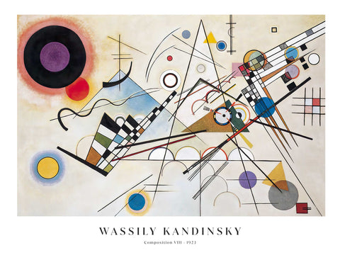 composition viii by Kandinsky poster