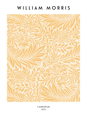 Graphical yellow pattern of flowers
