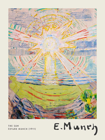 the sun painting by Edvard Munch