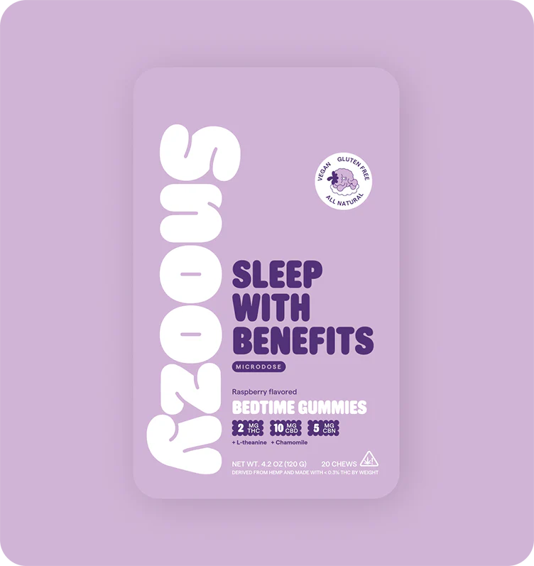 View Snoozy D9 THC + CBD Gummies