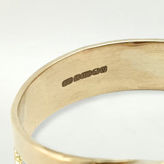 Alexandrite Ring 9k Gold Hallmark Close Up