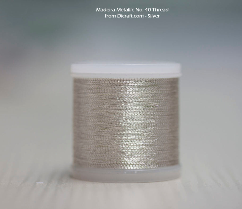 Madeira Metallic No. 40 Thread-Silver