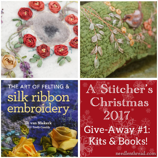 Di van Niekerk felt and silk ribbon embroidery kits & books