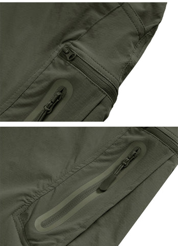 Men's Hiking Pants Water Repellent Cargo Pants with 8 Pockets Ripstop Lightweight Workout Pants